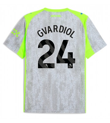 Manchester City Josko Gvardiol #24 Tredjetröja 2025-26 Kortärmad